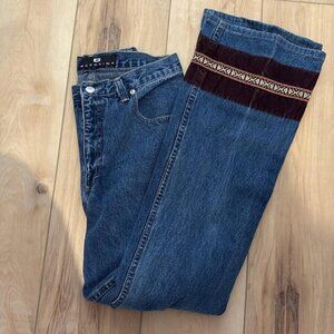 VINTAGE GASOLINE BRAND HIGHRISE BOHO JEANS